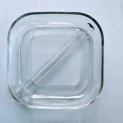 レトロ　ガラス皿 5個セット 仕切り付きの画像