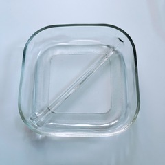 レトロ　ガラス皿 5個セット 仕切り付きの画像