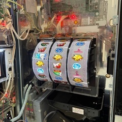 魔法少女 リリカルなのは コイン不要機付き 実機 パチスロ 家庭用電源 三洋の画像