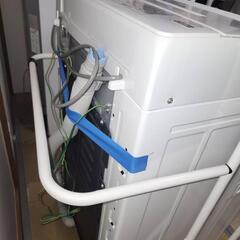 【受付終了】冷蔵庫・洗濯機・洗濯機ラックの画像