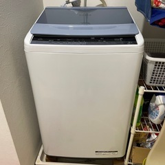 HITACHI  縦型洗濯機　8キロの画像