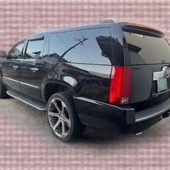 【福岡】キャデラック　エスカレード07ESV 黒　整備多数　車検付の画像