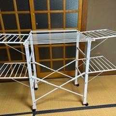 新品　折りたたみ物干しの画像