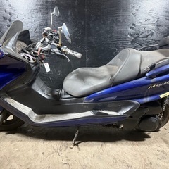 ★支払総額4.8万円★定休日なし！いつでも現車確認可能です！ ヤマハ マジェスティC 青 SG03J 社外マフラー！ タンデムバー！ 社外グリップ！ タンデムバー！ 5連メーター！人気のマジェスティ！の画像