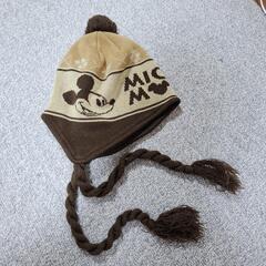 ミッキーマウス 　ぽんぽんニット帽の画像