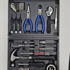 【美品】 角利(KAKURI) ツールセット ブック型工具セット 31点 収納ケース付 の画像