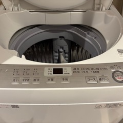 【取引中】シャープ製6kg全自動洗濯機の画像