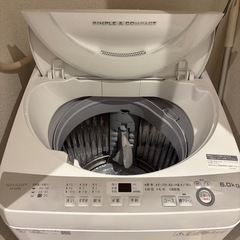 【取引中】シャープ製6kg全自動洗濯機の画像