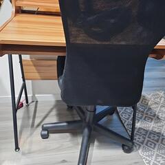 デスクチェア　ブラックの画像