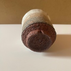 萩焼　絹徳工芸庵造　湯呑　共箱　和食器 レトロ 骨董 絹萩　hagiyakiの画像