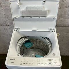 【HITACHI】日立 縦型洗濯機 BW-G70J 2023年製 7.0kg 全自動電気洗濯機 動作確認済 ホワイト ビートウォッシュ 風脱水機能 Y2038の画像