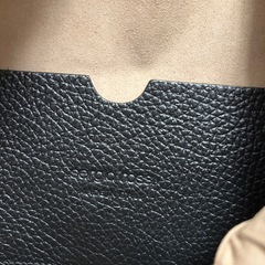 【美品】sergio rossi セルジオロッシ 黒レザーリュックサックの画像
