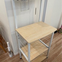 使い方色々！！レンジ台の棚の画像
