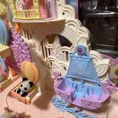 【美品】シルバニアファミリー　お城のゆめいろゆうえんちの画像