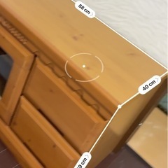 木製　キャビネット　テレビ台の画像