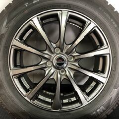 【DUNLOP WINTER MAXX WM02 195/65R16】スタッドレス【DUNLOP AIRNOVA 16インチ 6J4HPCD100+42】バリ溝 ライズ ロッキー等　(STI011)の画像