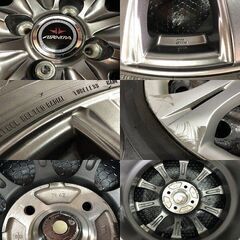 【DUNLOP WINTER MAXX WM02 195/65R16】スタッドレス【DUNLOP AIRNOVA 16インチ 6J4HPCD100+42】バリ溝 ライズ ロッキー等　(STI011)の画像