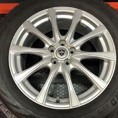 【YK ice GUARD G075 225/60R17】スタッドレス【Lehrmeister ESTROSA 17インチ 7J5HPCD100+55】21年製 バリ溝 XV フォレスター等　(STJ004) の画像