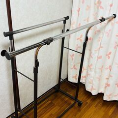 ハンガーラック（ルミナス ダブルプラスハンガー GPH-80PWG）の画像