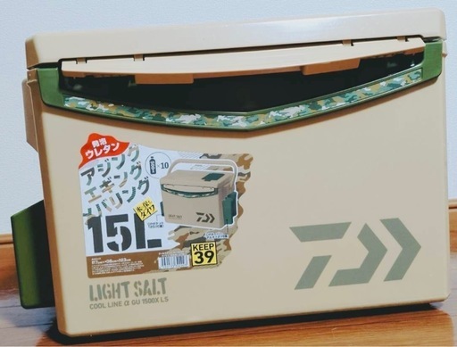 値下げ　ダイワ クーラーボックス 22クールラインα ライトソルト GU1500X LS ベージュ
