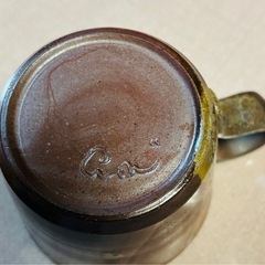備前焼コーヒーカップの画像