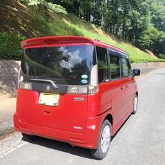 スズキ スペーシア 平成25年式 赤 車検令和8年11月まで ナビ付 修復歴ありの画像