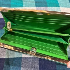 フォリフォリ　長財布＆キーケース　グリーンの画像