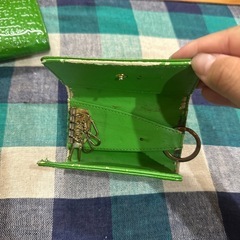 フォリフォリ　長財布＆キーケース　グリーンの画像