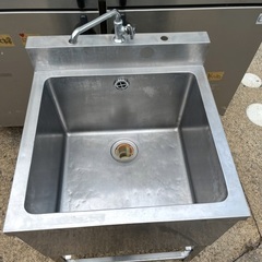 ステンレス製 1槽シンク 流し台 水槽 シンク 横60cm 奥行き60cm高さ80cm 深さ34.5cmの画像