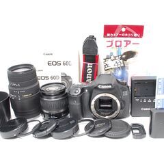 ダブルレンズセット Canon 60D 本格撮影に最適 高画質と操作性を両立の画像