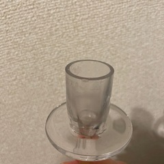 ガラスのキャンドルスタンドの画像