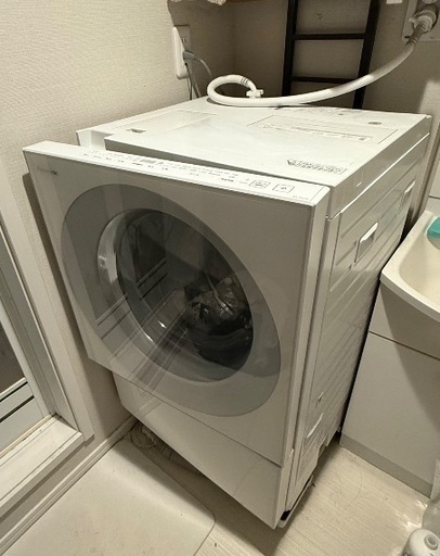 8月末前までパナソニック　ドラム式洗濯乾燥機　保証付き　引き取り