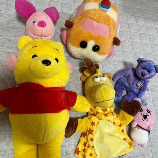 美品 プーさん ☆新品☆プーさん 80cm ぬいぐるみ スーパービッグ ミツバチ 超