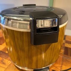 タイガー 電子ジャー 保温ジャー JHA-5400型 木目の画像