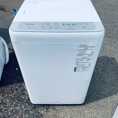 【2023年製・美品・送料込】Panasonic 洗濯機（NA- F6B1） ほぼ新品 パナソニック 全自動 洗濯機 6.0kg NA-F6B1 2023年製