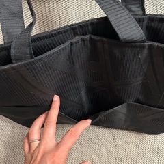 黒帯 夏帯リメイク トートバッグ（未使用品の画像