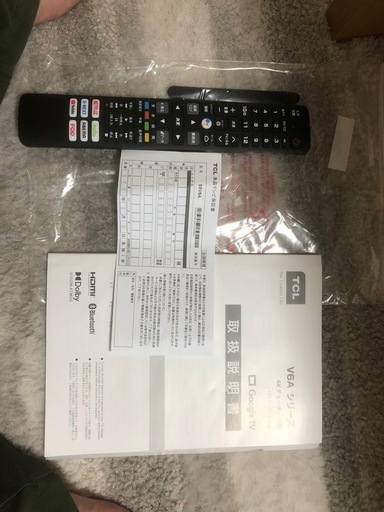 TCL.2024年製品Google TVチューナーレス‼️新品未開封品ラッピング品 エディオン、TCLと共同開発した「Google TV搭載4Kチューナーレス