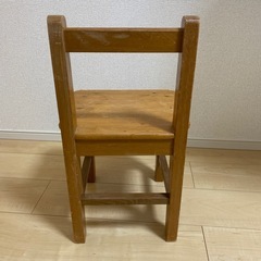 木製チェア⭐︎無料でお譲りの画像