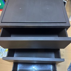 三段収納ボックスの画像