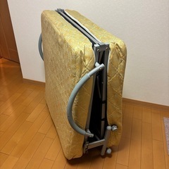 【値下げ⚠】☆ゆったりリラックス☆電動リクライニング折りたたみシングルベッドの画像