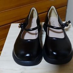 レディース革靴　黒色 値下げしました！の画像