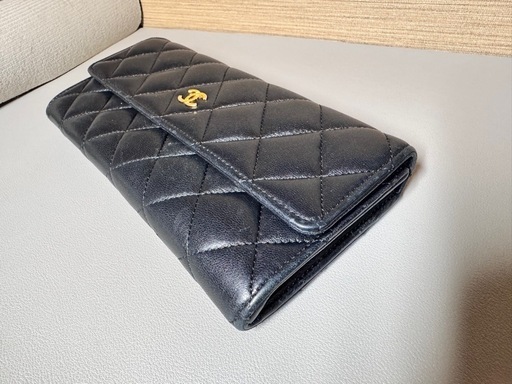 CHANEL マトラッセ 長財布 ラムスキン シャネル
