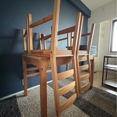 IKEA イケア　テーブルセット　※クッション付きの画像