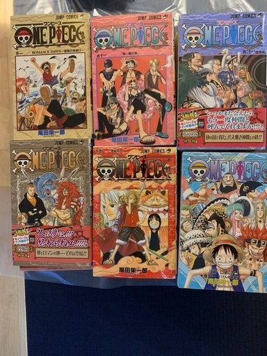 【中古】ワンピース 0〜72巻　(66巻無し) ONE PIECE 1巻〜60巻 (はむ) 明峰のマンガ、コミック、アニメの