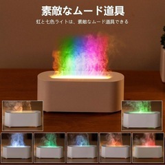 加湿, アロマディフューザー, LEDライトの画像