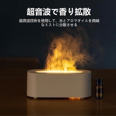 加湿, アロマディフューザー, LEDライトの画像