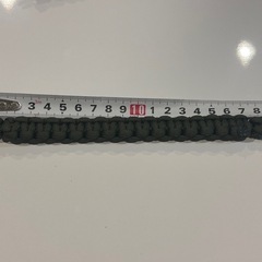 パラコード　ブレスレット　カーキ色の画像