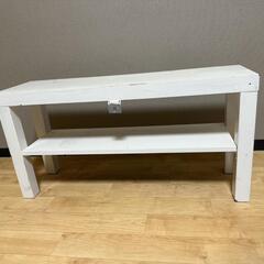 【2点セット】木製ベンチ（飾り棚・玄関ベンチ・ガーデン用にも）の画像