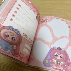 Baby threeのノート　海外人気の画像