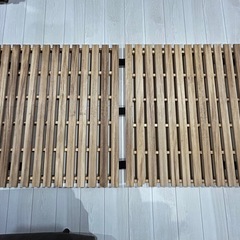桐すのこベッド 3式有の画像